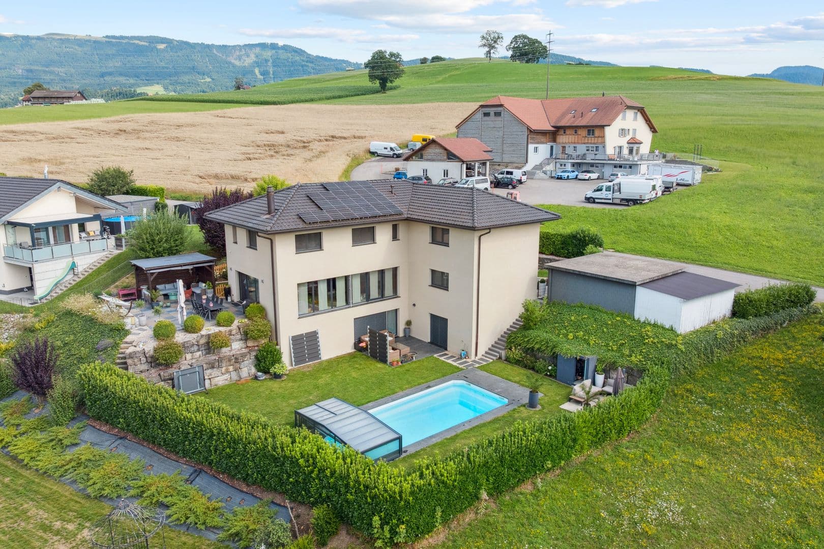 Vue sur la propriété