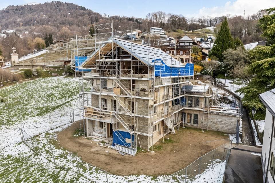 Vue drone façade