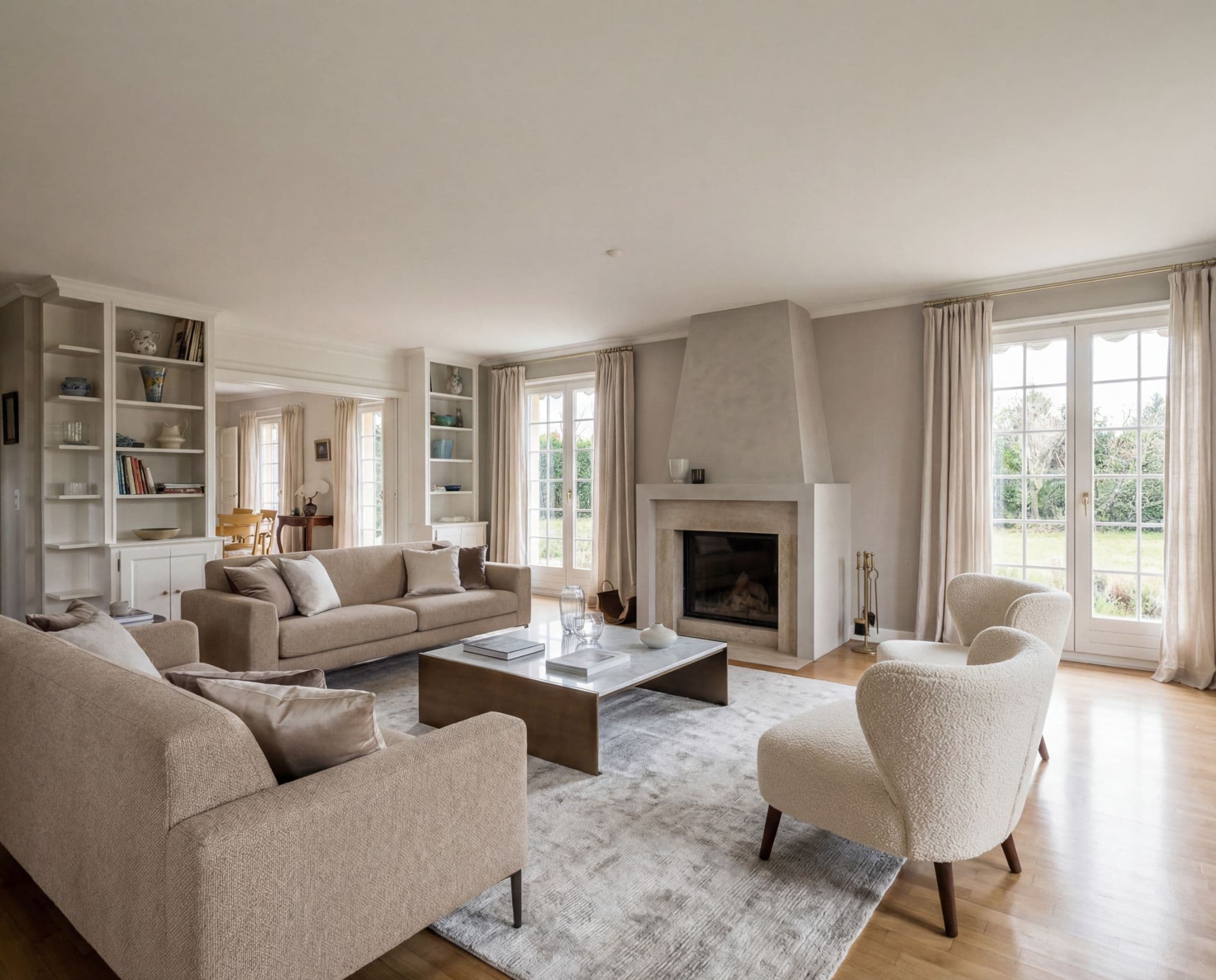 Salon après Home staging