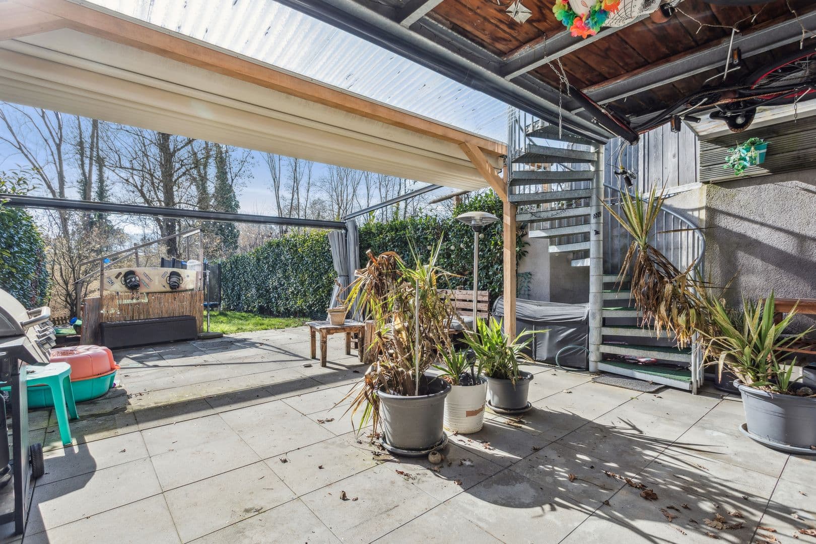 Terrasse couverte